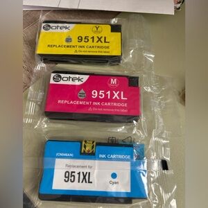 Sotek 951XL Ink Cartridge Set - Yellow, Magenta, Cyan
